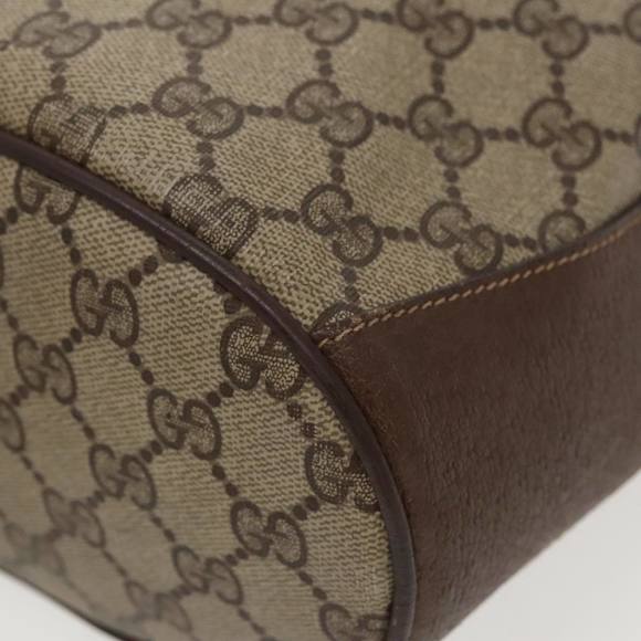 GUCCI GG Supreme Web Sherry Line Shoulder Bag PVC Beige 904 02 081 Auth 96199 - Picture 14 of 16